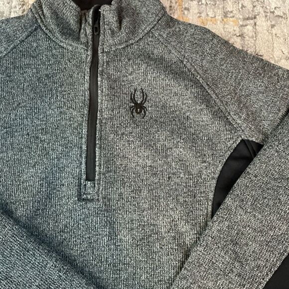 MEN’S SPYDER 1/4 ZIP CORE PULLOVER! EUC! SIZE M - Picture 2 of 10